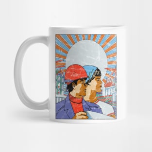 Vintage Russian Popaganda Poster - Industry and Work Mug